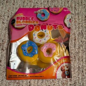 Donuts Squish Toy - Yellow and Pink